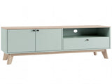 TV Stand Cabinet for Television up to 36 Inch, Modern TV Unit 2 Doors, Entertainment Center T3398P555863
