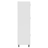 Kitchen Cupboard Kalmar High Gloss White Engineered Wood 853629