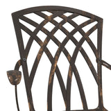 Garden Table Set 3 pcs Bronze Cast Aluminium 3334756