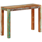 ZNTS Console Table 110x35x76 cm Solid Reclaimed Wood 337271