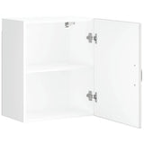 Kitchen Wall Cabinet Lucca High Gloss White Engineered Wood 853801