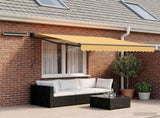 Solar Electric Awning 3.5 x 2 m Sand 100% Polyester 3425716