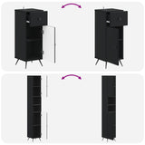 3 Piece Bathroom Cabinet Set BREDA Engineered Wood 3417883