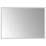 LED Bathroom Mirror Transparent 70 x 50 cm Tempered Glass 42045815