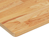 Basin Shelf Wall Mounted Steel and Solid Wood Oak 3302343