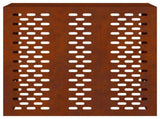 Air Conditioner Cover Rusty 110 x 50 x 105 cm Weathering Steel 865917