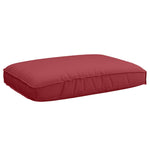 Pallet Cushion Set 2 pcs Wine red 120 x 80 x 12 cm 3329085
