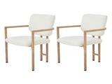 Set of 2, metal chairs, dining chairs, suitable for homes, restaurants, living rooms, and cafes, N606P379251B