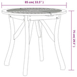 Garden Dining Set Brown Solid acacia wood Standard Durable 3156855