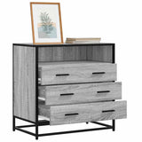 Drawer Cabinet Grey Sonoma 70x41x70 cm Engineered Wood 849087