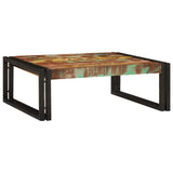 Bathroom Shelf Multicolour 65 x 50 x 23 cm Solid Reclaimed Wood 4102756