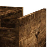 Wall-mounted Bedside Cabinets 2 pcs Smoked Oak 45x30x35 cm 848334