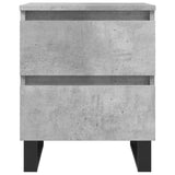 Bedside Cabinets 2 pcs Concrete Grey 40x35x50 cm Engineered Wood 826901