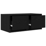 TV Cabinet Black Oak 60x31x25.5 cm Engineered Wood 861492