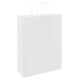 Paper Bags 250 pcs with Handles White 32x12x42 cm 4101620