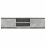 TV Cabinet Concrete Grey 140x40x35.5 cm Engineered Wood 800652