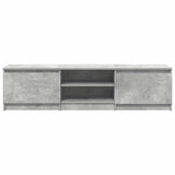 TV Cabinet Concrete Grey 140x40x35.5 cm Engineered Wood 800652