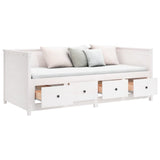Day Bed without Mattress White 80x200 cm Solid Wood Pine 820907