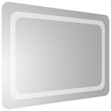 LED Bathroom Mirror Transparent 70 x 50 cm Tempered Glass 42045834