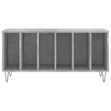 Record Cabinet Concrete Grey 100x38x48 cm Engineered Wood 831752