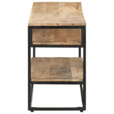 TV Cabinet 130x30x45 cm Rough Mango Wood 321623