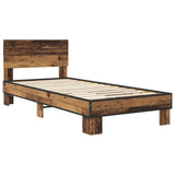 Bed Frame with Headboard Old Wood 80 x 200 cm Engineered Wood 8009085