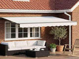 Manual Retractable Awning White 2.5 x 2 m 3420377