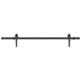 Sliding Door Hardware Kit 152.5 cm Steel Black 4009704