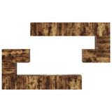 10 Piece TV Cabinet Set Smoked Oak Engineered Wood 3120305