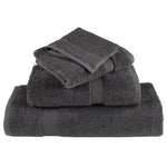 12 Piece Premium Towel Set SOLUND Anthracite 600 gsm 137571