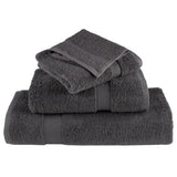 12 Piece Premium Towel Set SOLUND Anthracite 600 gsm 137571