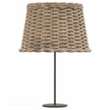 Lamp Shade Brown 40x26 cm Wicker 364393
