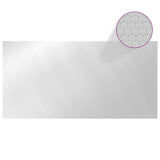 Pool Cover Silver 488x244 cm PE 93099