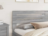 Headboard Grey Sonoma Engineered wood 888178