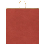 Paper Bags 250 pcs with Handles Red 45x17x48 cm 4101765