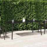 Garden Table Anthracite 165x80x71 cm Steel 362740