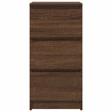 Sideboard Brown Oak 37.5x35x76 cm Engineered Wood 861730