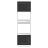 Oven Cabinets 2 pcs Kalmar Black Engineered Wood 3315032