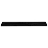 Floating Wall Shelf High Gloss Black 120x23.5x3.8 cm MDF 323778