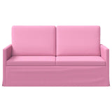 2 Seater Sofa Pink 150 x 81 x 82 cm Fabric 42041084