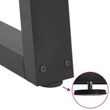 Coffee Table Legs V-Shape 2 pcs Anthracite 38x cm Steel 4012546