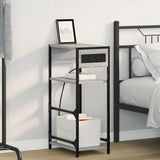 Bedside Cabinet Grey Sonoma 40 x 27 x 76 cm Engineered Wood 859573