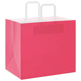 Paper Bags 250 pcs with Handles Pink 32x22x28 cm 4101904