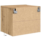 Bedside Cabinet with Drawer 2 pcs Artisan Oak 50 x 39 x 41 cm 863075