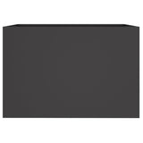 Planter Black 62x40x39 cm Steel 841595