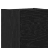 TV Cabinet Set 4 pcs Black Oak Engineered Wood 3333061