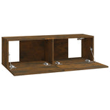 8 Piece TV Cabinet Set Smoked Oak Engineered Wood 3114299
