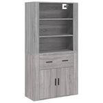 Highboard Grey Sonoma Engineered Wood 3185381