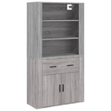 Highboard Grey Sonoma Engineered Wood 3185381