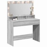 Dressing Table Grey Sonoma 100 x 41 x 135 cm Engineered Wood 865105